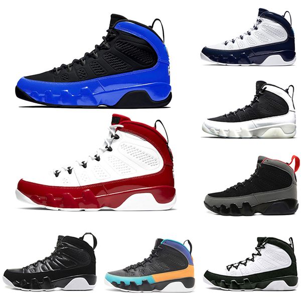 

2020 jumpman gym red racer blue citrus 9 ix 9s mens basketball shoes dream it unc la oreo bred space jam men sports sneakers 7-13