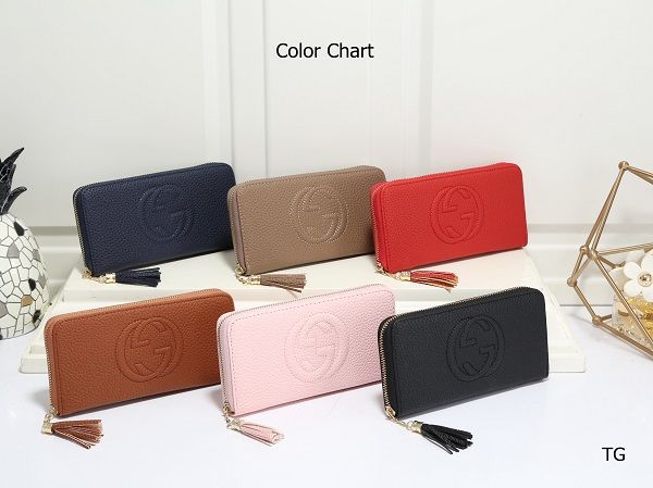 

2020 new fashion men's and women's wallet quality leather men's and women's general clutch bag ladies handbag