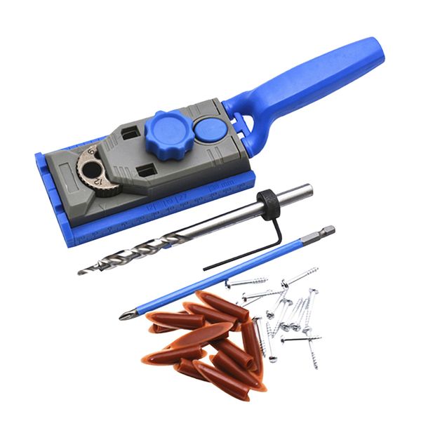 

drill location tool for wood hole