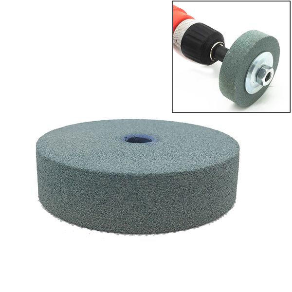 

yeoda 1pc 70mm 3" green silicon carbide wheel for grinding wheel polishing pad abrasive disc for bench rotary tool