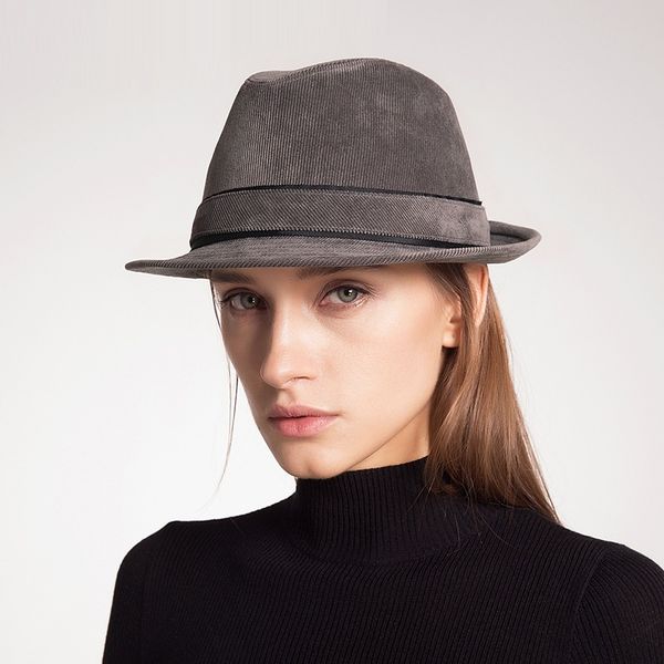 

fashion fedoras jazz hat female autumn winter new jazz cap students leisure panama hat women's fedoras cap b-8617, Blue;gray