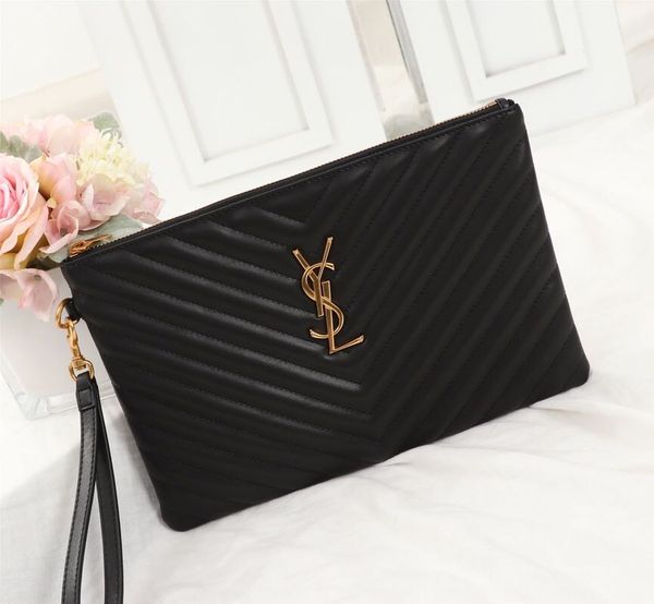 

26619-1 classic ladies clutch bag caviar cowhide sheepskin rhombus decoration luxury designer handbags gold and silver buckle optional