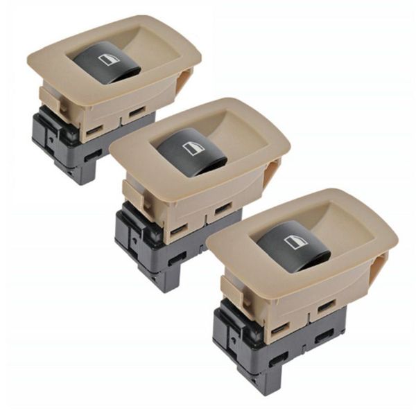 

3pcs beige color window switch 61316945876 passenger side front window lifter button switch for b m w e90,e91,323i,325i,328i,330i,335i, xi