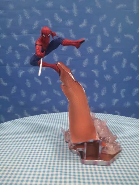 

return of heroes flying scene spider-man spider-man 1/10 statue hand