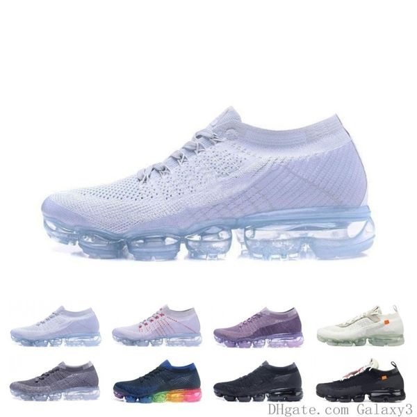 

summer new style fly 2.0 running shoes for men and women size 36-45 black white