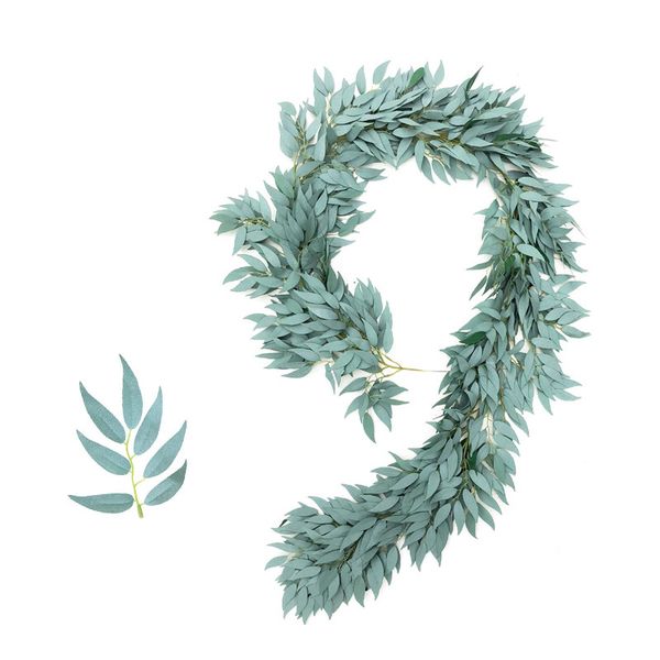 

2m greenery artificial vine faux willow eucalyptus rattan wicker twig vines