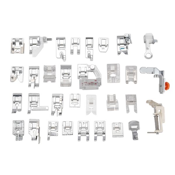 

32pcs multifunctional presser feet for household sewing machine
