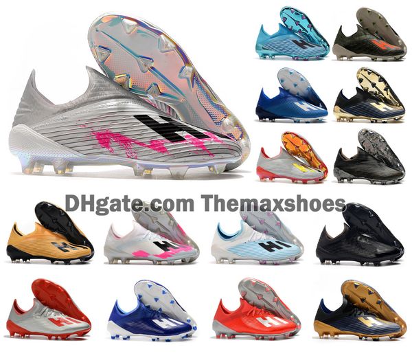 

2020 x 19+ 19.1 fg soccer mens football encryption code dark script 19+x soccer boots football shoes cleats size us 6.5-11