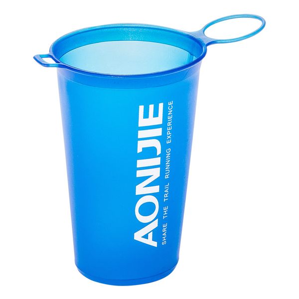 

aonijie 200ml bpa foldable soft water cup for outdoor sports marathon cycling camping running