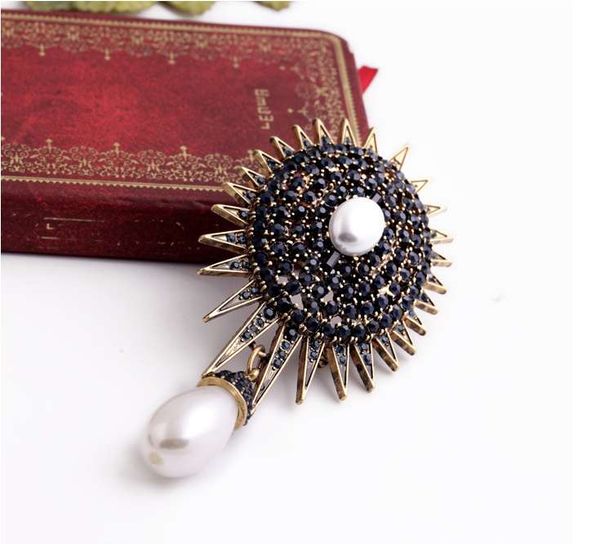 

мужчины женщины свадебные брошь iced out ювелирные изделия брошь подарки высокого качества новая мода, Gray