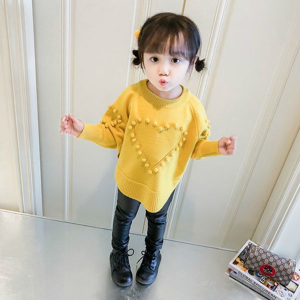 

baby girl clothescardigan children clothes cute batwing sleeve pineapple knitting wool sweater coat girls sweater, Blue