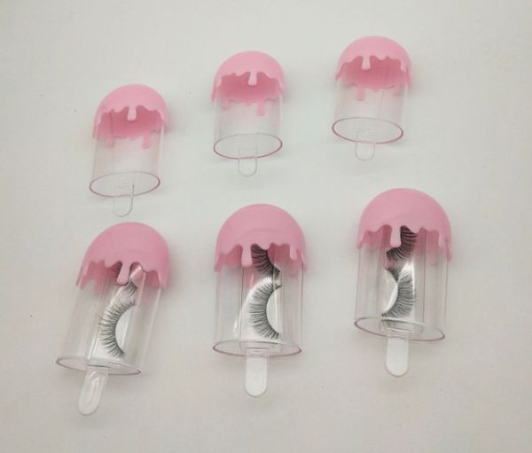 

false eyelashes cute ice cream eyelash box hat packaging