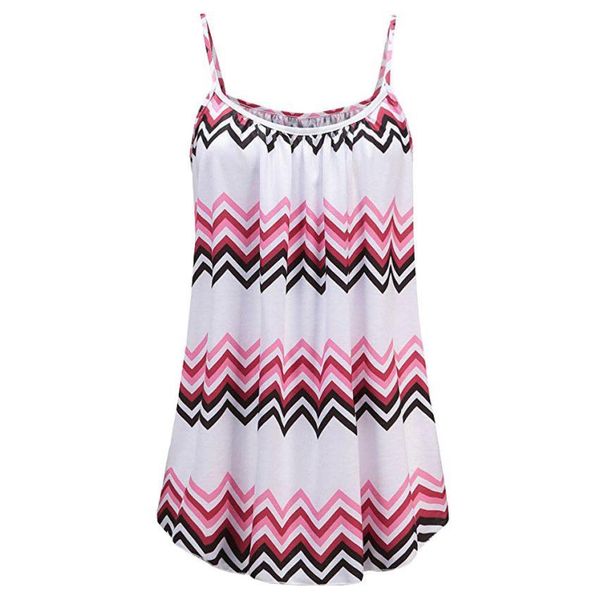 

plus size tank plus size 6xl summer tank for women tunic floral print sleeveless spaghetti strap tee clothes women, White