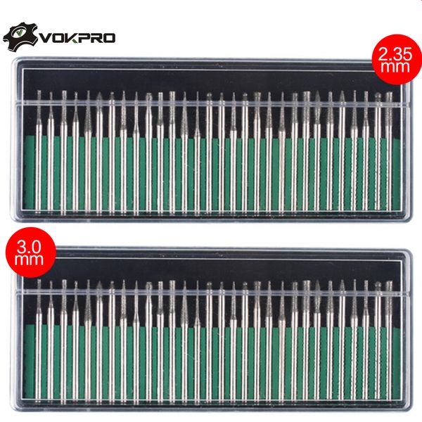 

30pcs/set shank drills bits kit accessories professional electric drill for glass marble rock jewelry grinding tools nail drills