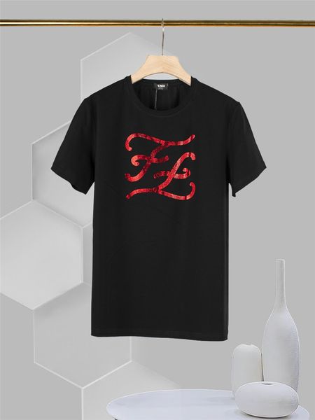 

20ss весна лето маленький монстр мужские горный хрусталь мерсеризованный хлопок тонкий круглый вырез с коротким рукавом футболка tide бренд, Black;brown