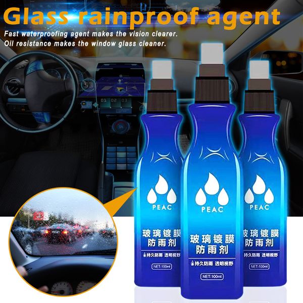 

glass hydrophobic coating waterproof agent spray cleaner for window rearview nj88