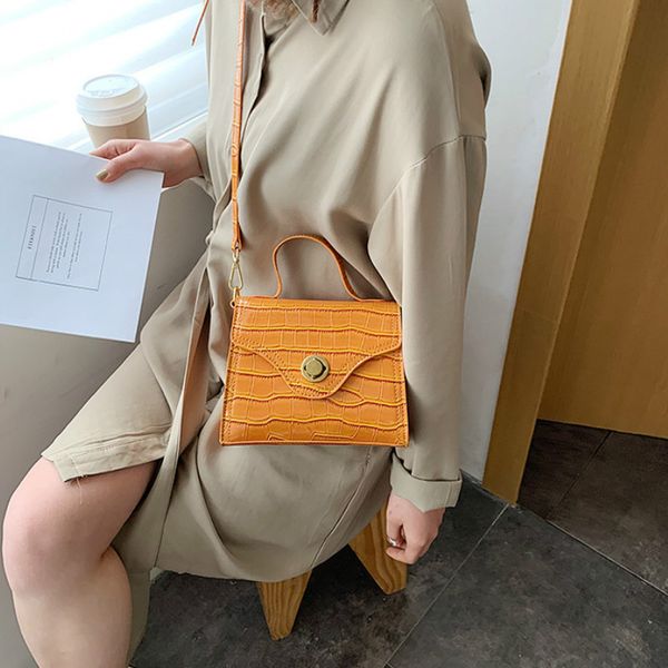 

2020 новые женские сумки аллигатор каменный узор мини сумка pu лоскут crossbody сумки для женщин