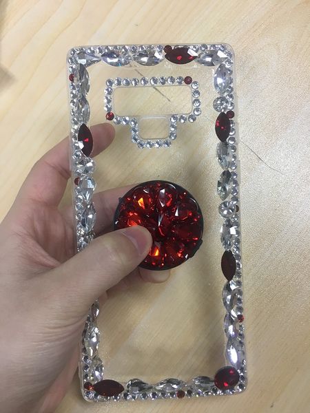 

luxury diamond bling rhinestone transparent clear case cover for iphone xs max xr x 8 7 6 6s plus sumsang