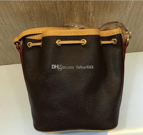 

fashion leather bucket bags for women small mini cutout women messenger bag m41346