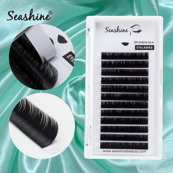

seashine individual lashes classic lashes russia volume lashes extension hand made factory natural long false eyelashes