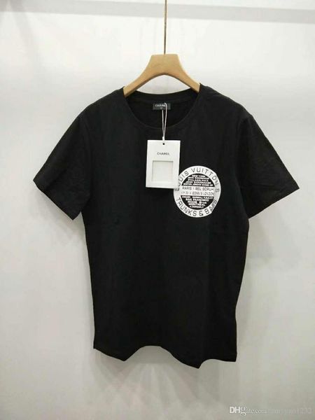 

1227 2019 spring summer brand same style t shirts cotton crew neck flora print shirts pullover prom shirts animal print qian, White