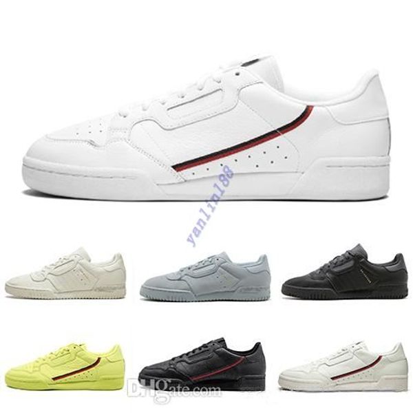 

горячая калабасас powerphase серого continental 80 повседневной обуви kanye west aero синих основной черный og белой мужчины женщина тренер, Black