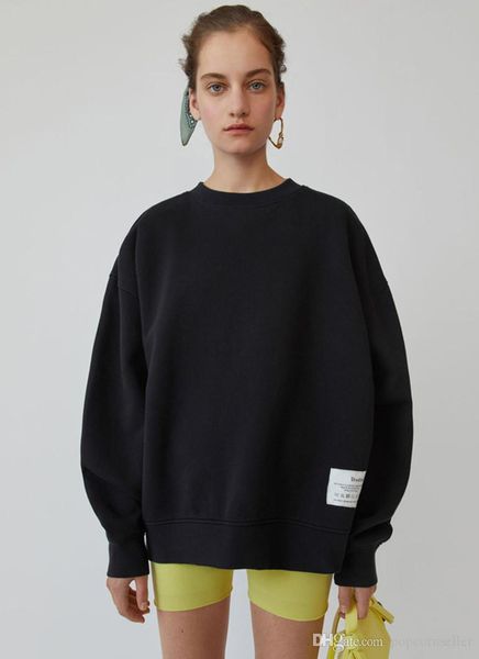 

new womens fashion hoodies autumn and winter add velvet round collar yarn silhouette hoodie womens long sleeve clothing, Black