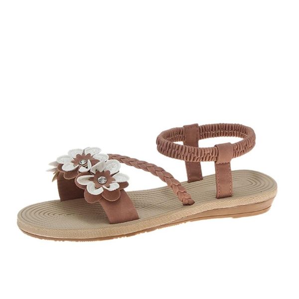 

sagace new fashion flower beach sandals women flip flops for women shoes woman summer sandals sandalia feminina, Black