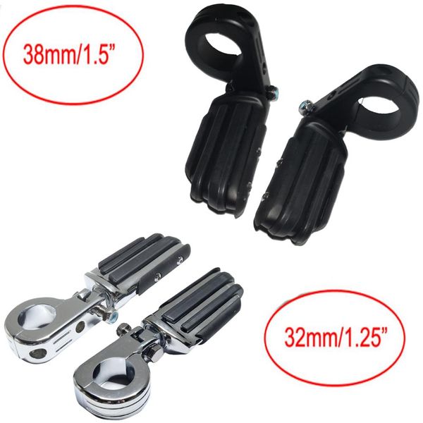 

adjustable footrest clamp universal motorcycle highway foot pegs peg mount for yamaha