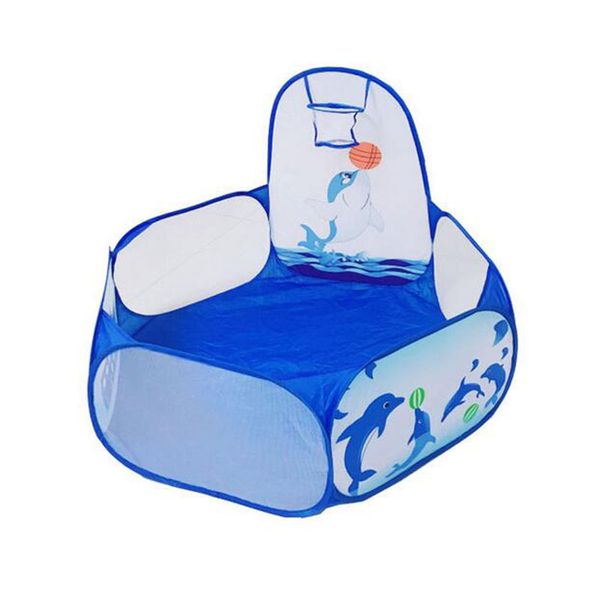 

dry ball pool playpen for baby toys tent children cartoon animal print foldable sports hoop as kids gifts outdoor game ball pit