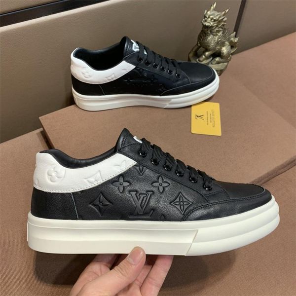 

h10 мода случайной обувь качества кожаных мужских ботинки удобная осенняя и зимние теплой обувь люкса оригинальной упаковки коробки zapatos, Black