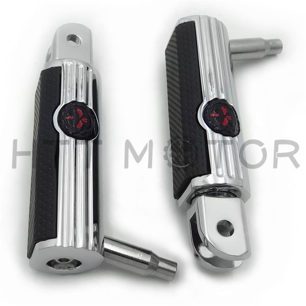 

aftermarket skull defiance rider footpegs for 2018-later fxbb fxbr fxbrs fxlr