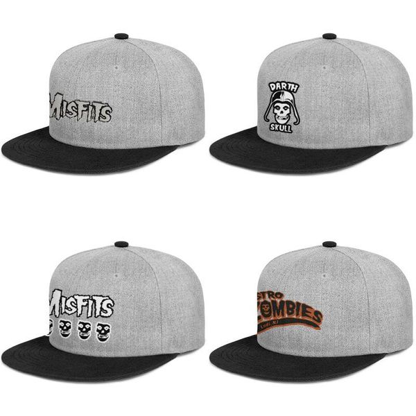 

misfits astro zombies raglan baseball for men and women flat edge trucker cap custom blank unique hats logo over 4 skulls misfits darth, Blue;gray