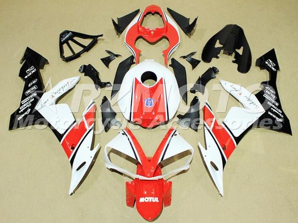 

New tyle ab injection mold motorcycle pla tic fairing kit fit for yamaha yzf r1 1000 2004 2006 04 05 06 bodywork et cu tom red white