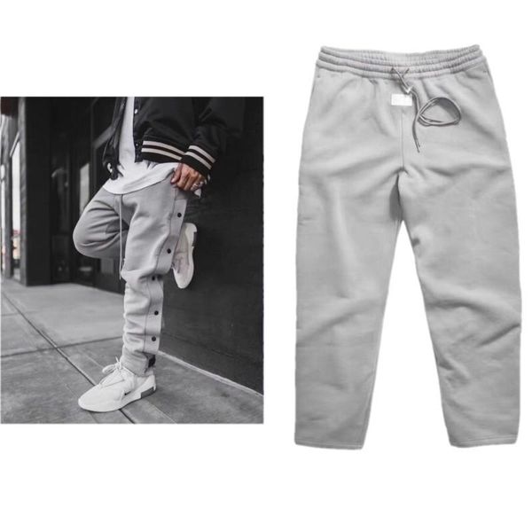 

2020 fashion men's clothing jogger pants sports new brand mens joggers casual sweatpants hip hop sport pants gym clothes, Black