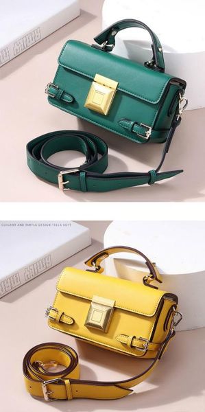 

new leather handbags fashion box small square bag crossbody shoulder bag