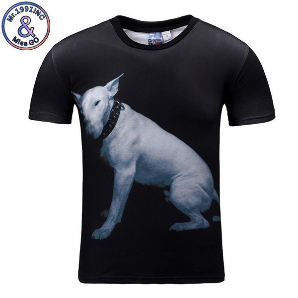 

mens designer 3dt shirt animal short sleeve and women's casual walking dog t spoof black dog t leisure t-shirt jacket, White;black