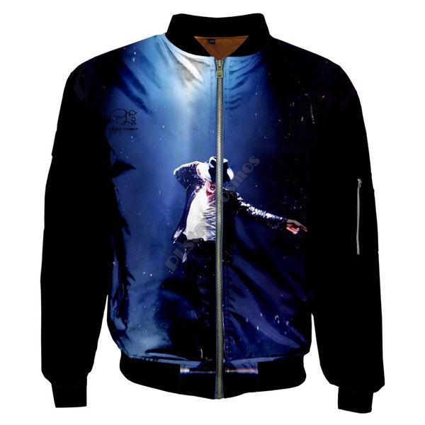 

plstar cosmos new fashion casual 3dprint men/women king of michael jackson zipper/bomber jackets/hoodies/hoodie s-4, Black;brown