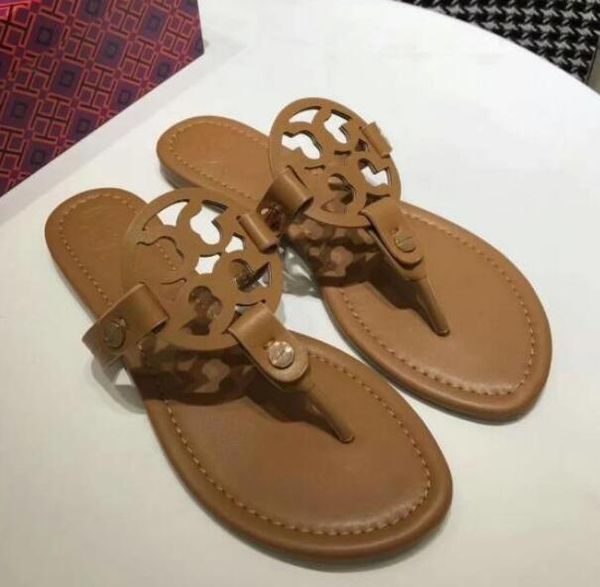 

New fa hion women 039 flat ca ual andal cowhide leather beach hoe ladie flip flop lipper good quality woman peep toe andal 19