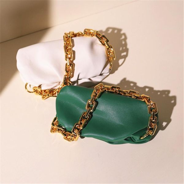 

women soft cowhide leather cloud pouch madame clutch shoulder messenger bag evening party ladies purses handbags