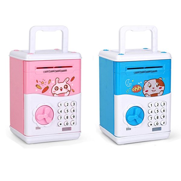 

kids cartoon bank electronic password money bank saving box baby pretend play house toys for children birthday gifts