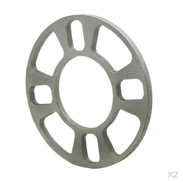 

2pcs car wheel spacers 4 hole 8mm 5/16'' fit 5 lug 5x114.3 5x120 5x120.7 5x127