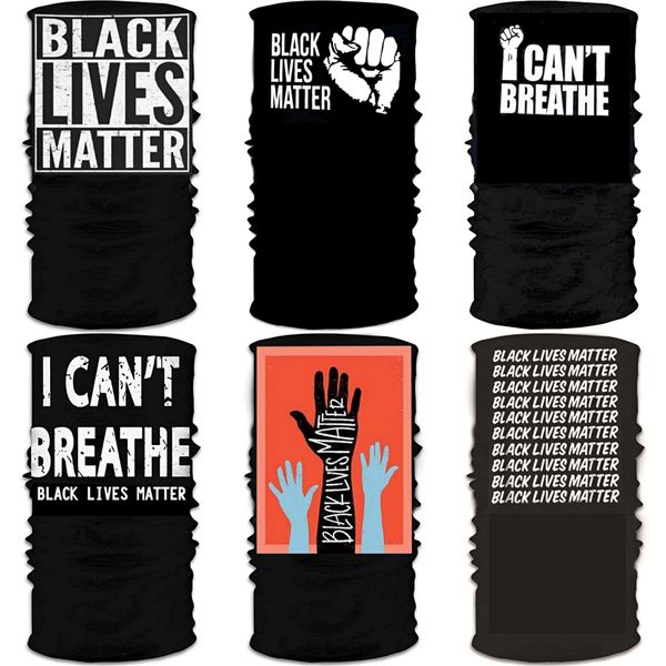 

i cant breatheanimal magic scarfs scarf outdoor face mask 8 styles promotion cycling headband seamless bandana women men haie bands hai #463, Black