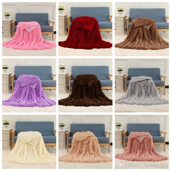 

shaggy blankets fluffy fleece background blanket solid wedding bedspreads couch tv sofa snuggle bedding home textiles throw blankets d6879