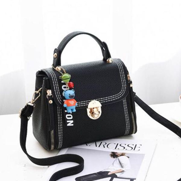 

2020 women pu leather handbags medium shoulder bag handle women messenger bag famous brands female tote bolsa