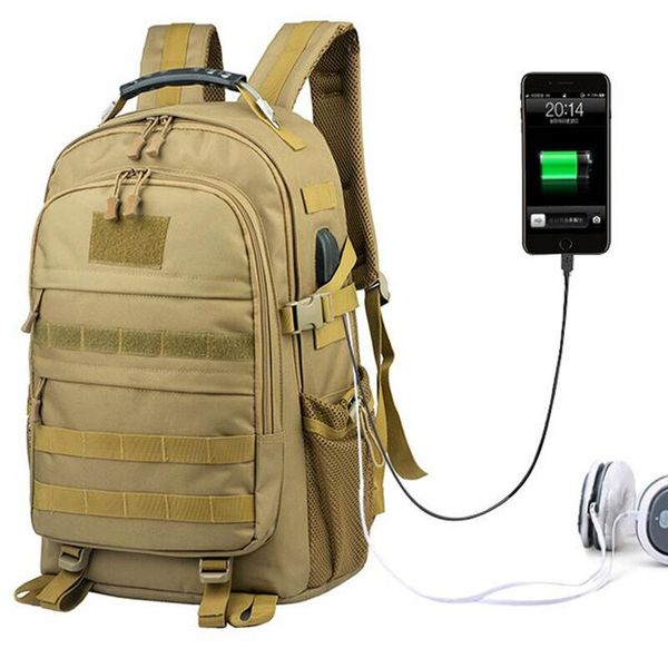 

usb charging military molle army bag tactical backpack 30l mochila militar 15 inches laprucksack for outdoor camping hiking