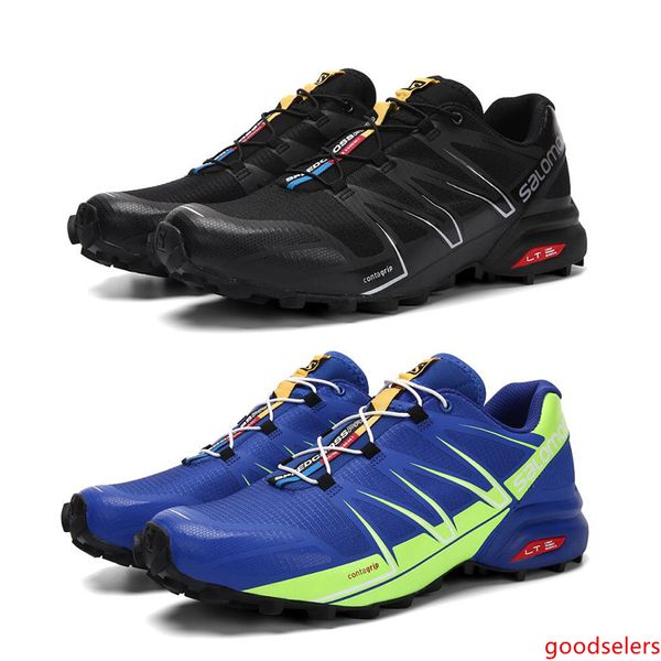 

wholesale new outdoor mens trainers running shoes speedcross pro 5 black blue red green indigo male walking jogging waterproof sneakers