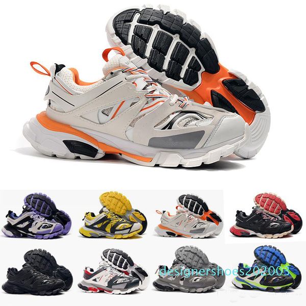 

track release 3.0 tess s paris triple s sneakers clear sole new mens 2020 designer sneakers casual shoes trainers baskets s03, Black