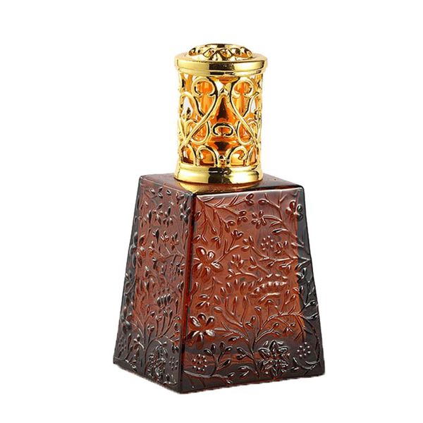 

feminine wedding engraved catalytic glass fragrance lamp for home decor