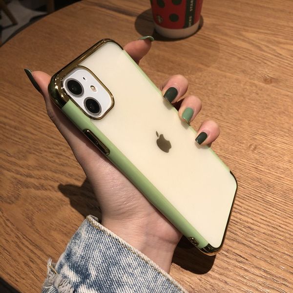 

c95-2354 frosted transparent back cover for iphone11pro protective phone case